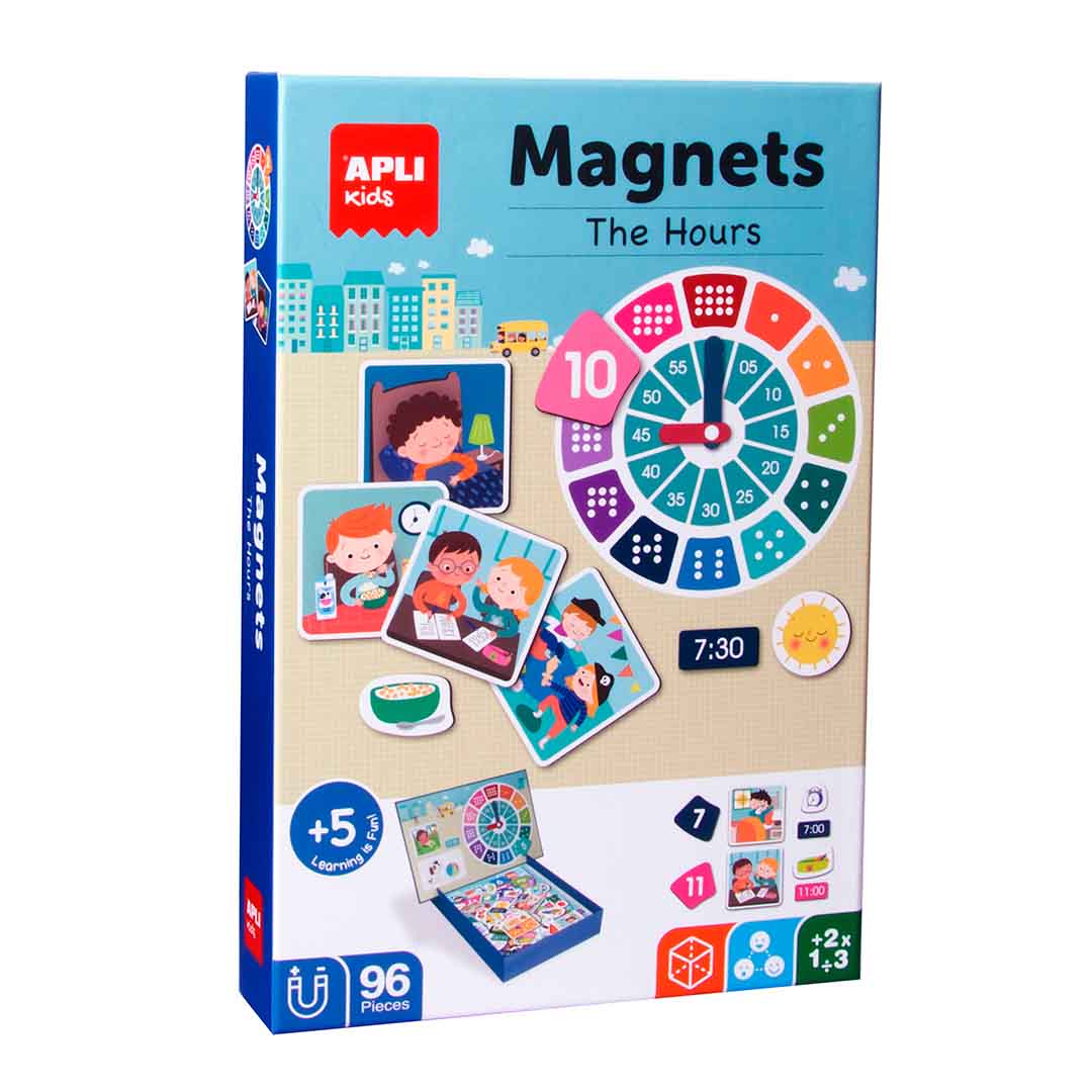 Igra sa magnetima - gledanje na sat (96 magneta)